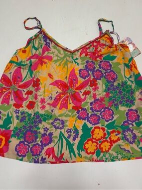 NWT Powder Design Limited Edition Pajamas Set Floral Cami & Shorts Size M